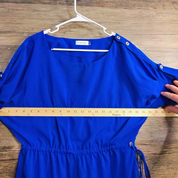 Calvin Klein Royal Blue Midi Dress - Picture 3 of 12